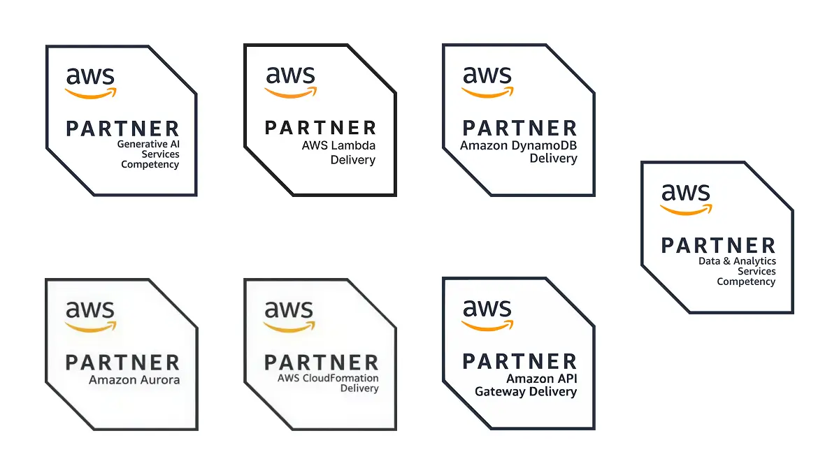 DataArt AWS expertise badges