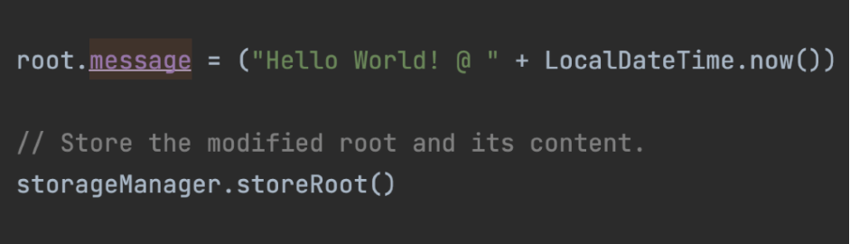 Java code example