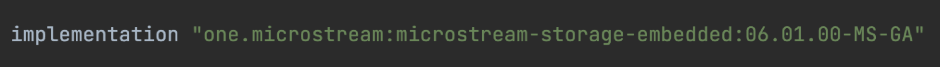 Java code example