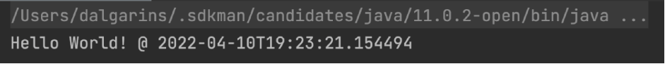 Java code example